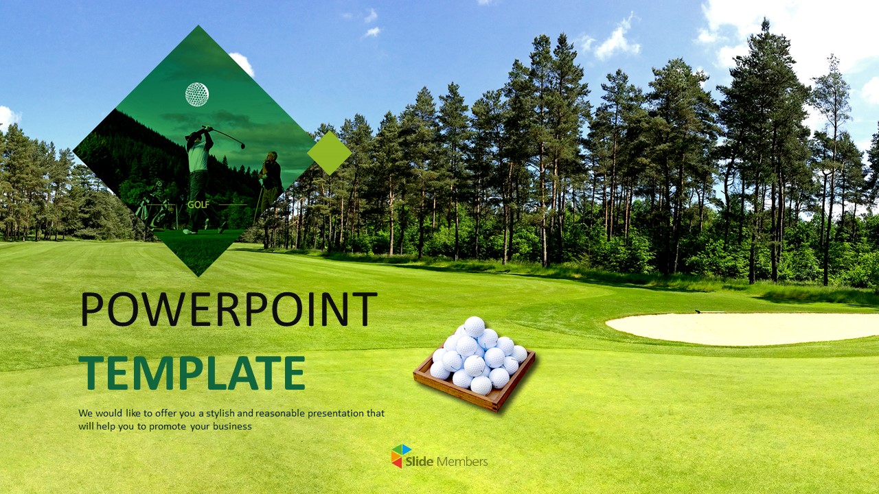 ゴルフ場 無料pptファイル
