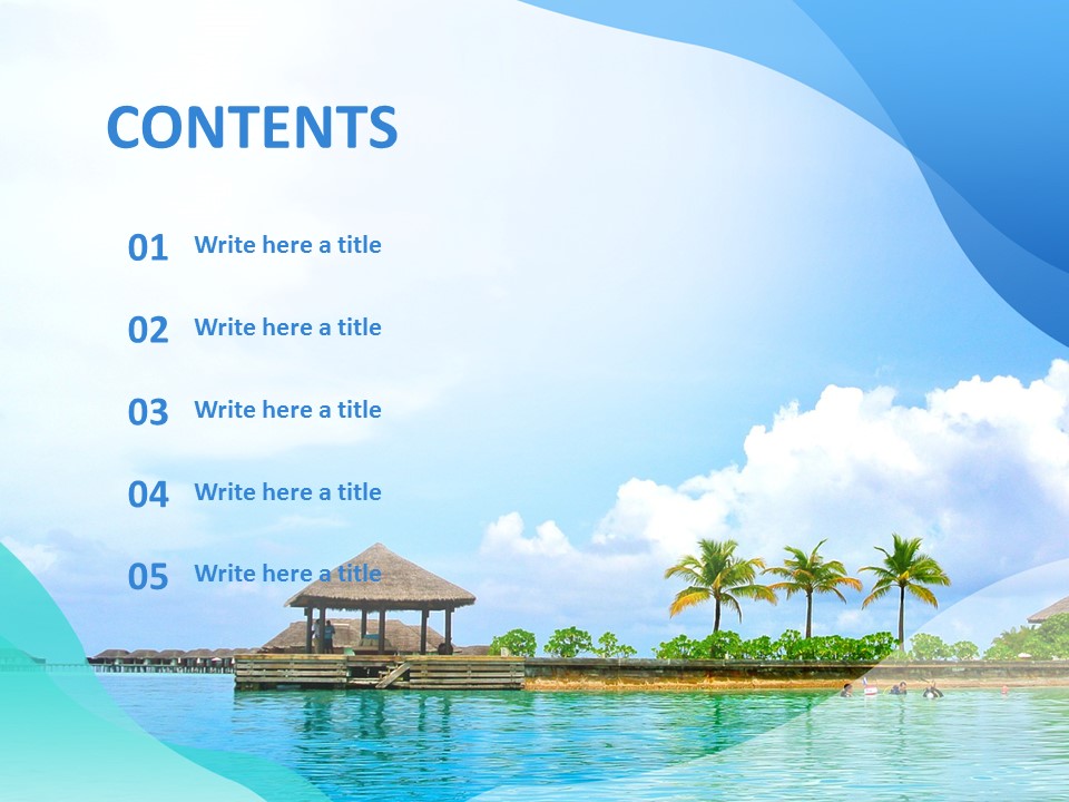 ppt-design-free-download-summer-resort