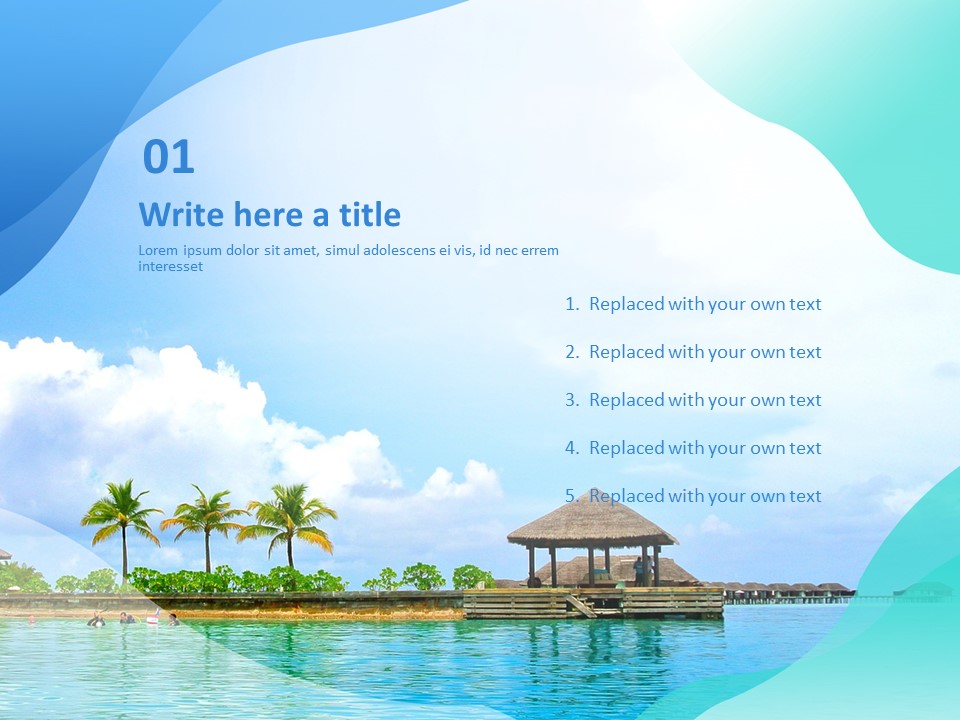 ppt-design-free-download-summer-resort
