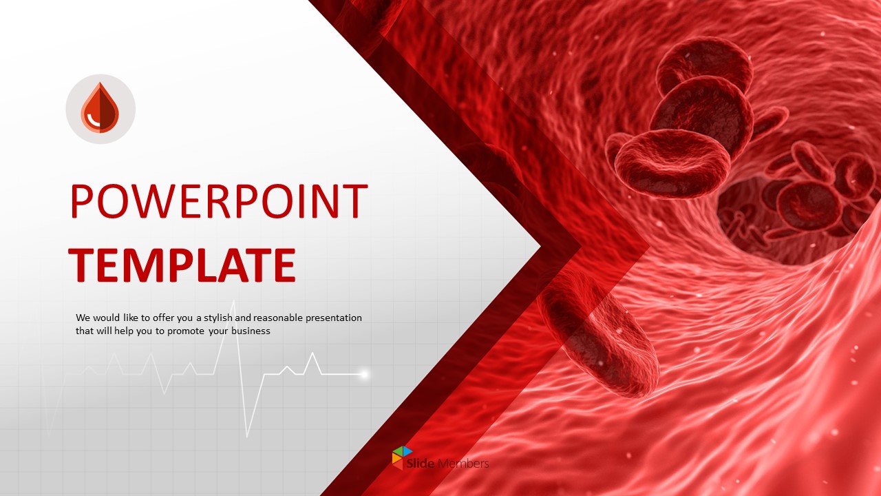 Blood Powerpoint Template Blood Powerpoint Template