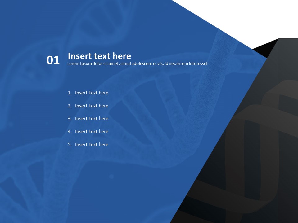 Modello PPT gratis - Tema DNA_03