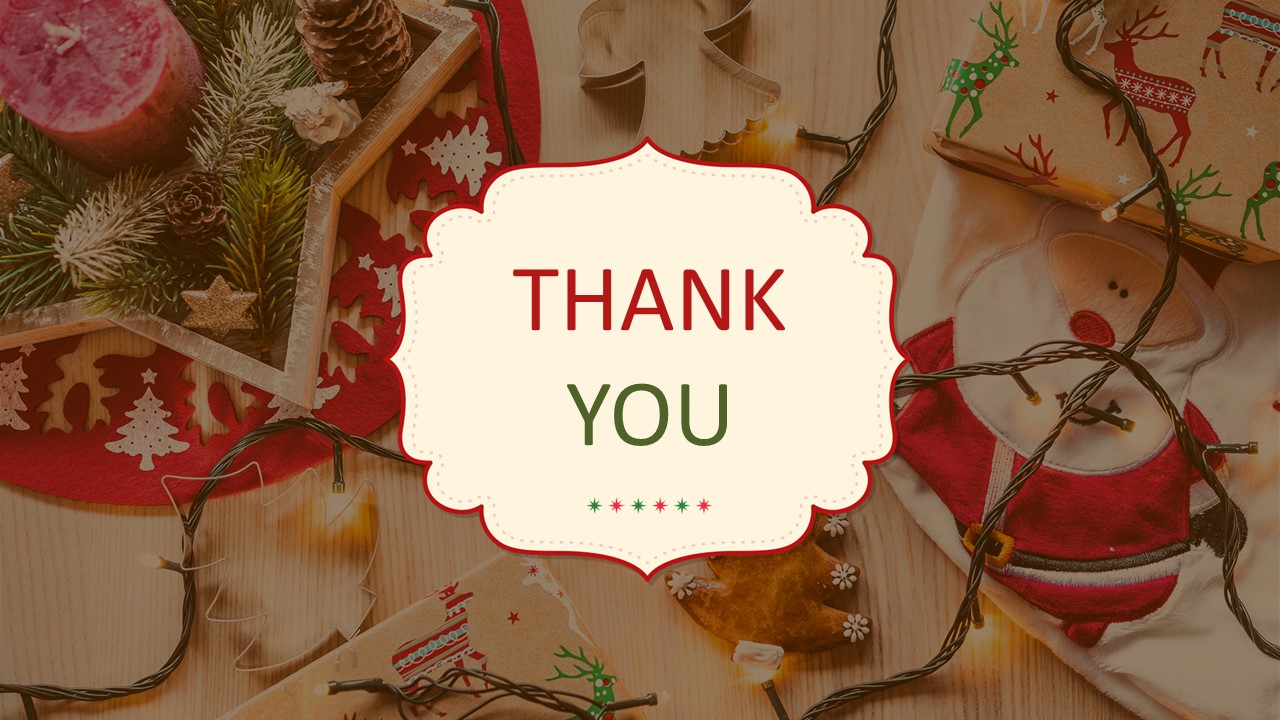 クリスマスの飾り Pptテンプレート無料ダウンロード