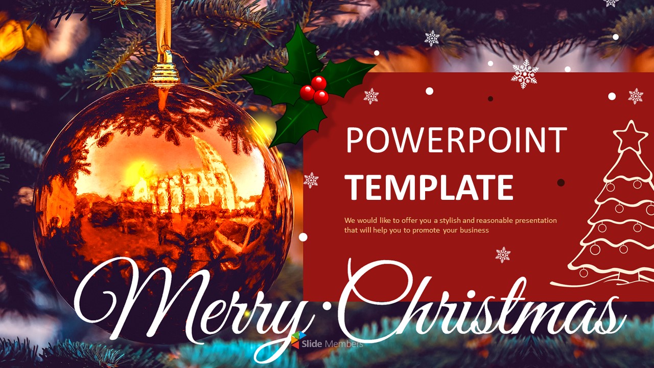 christmas greetings powerpoint presentation