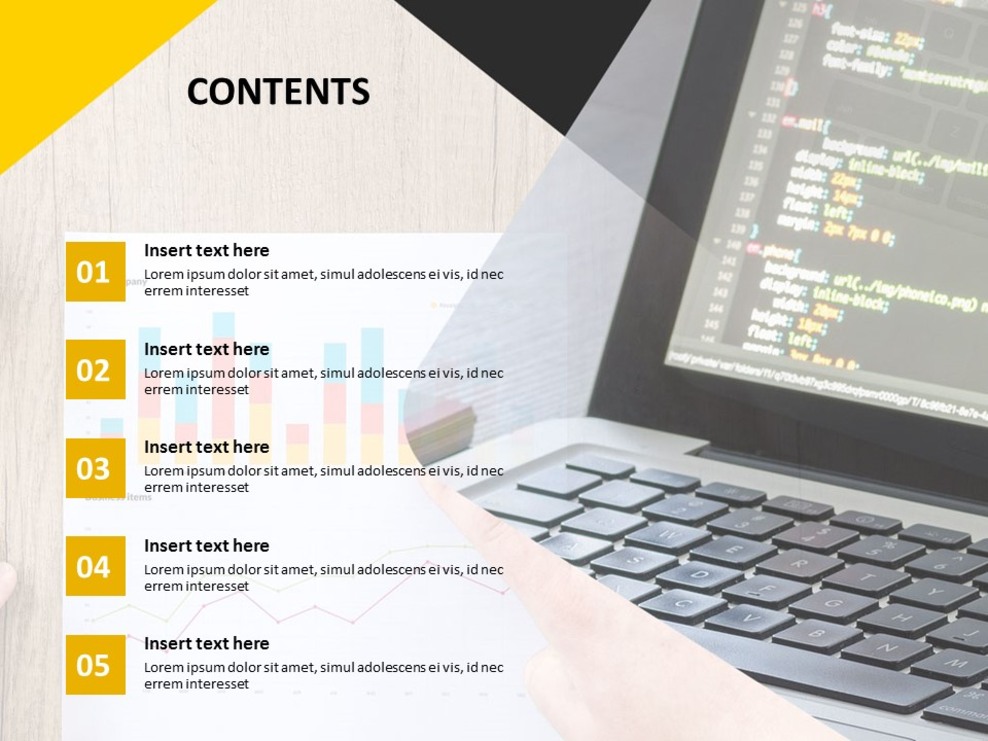 Powerpoint Template Mit Mit Kaffee arbeiten - PowerPoint-Vorlagen kostenloser Download