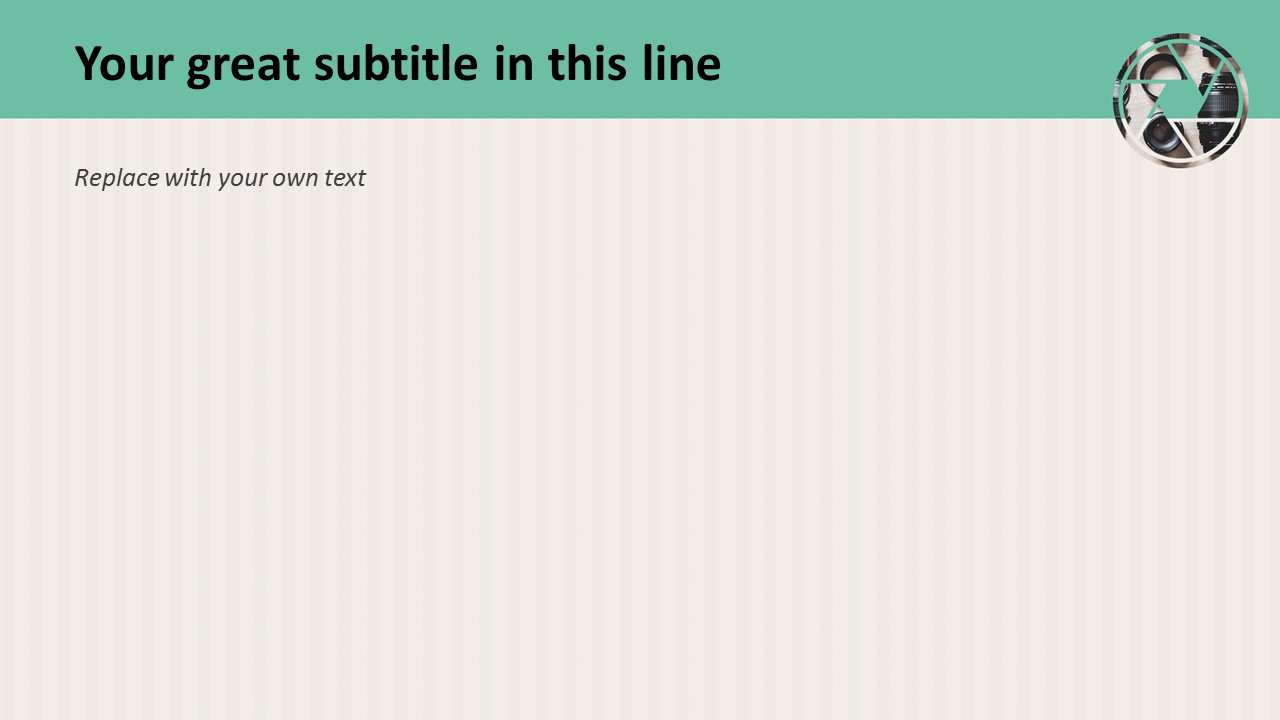 Camera Parts PowerPoint online Free