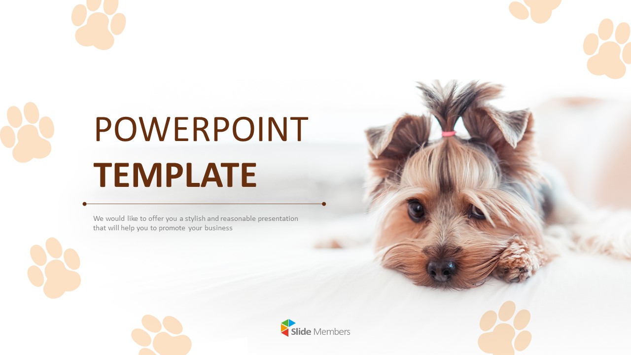 Cute Puppy - PowerPoint Images Free Download