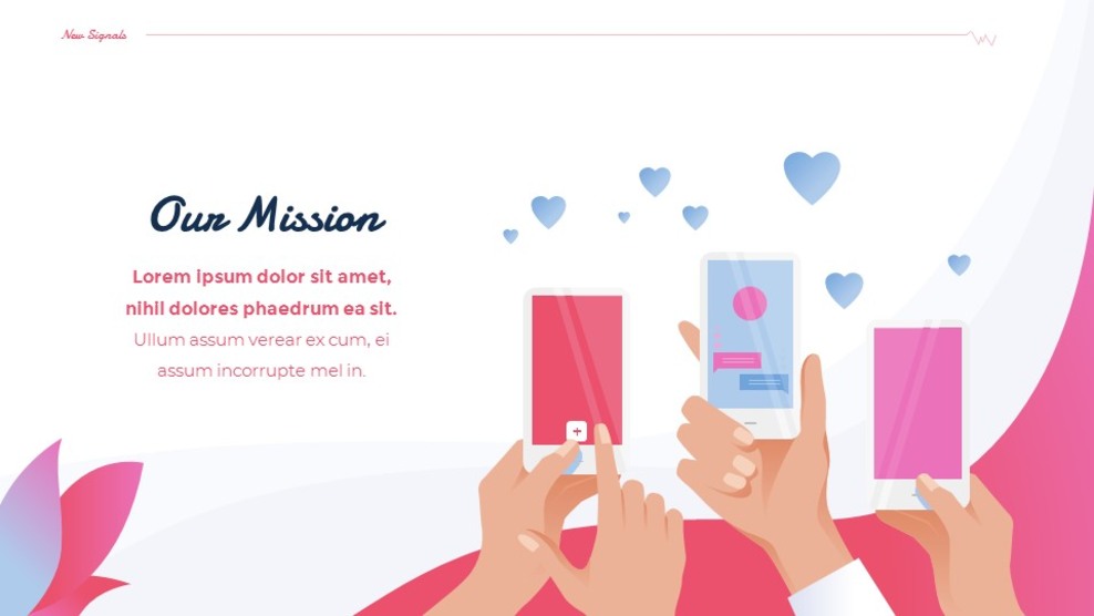 Love Match Application Google Slides Themes for Presentations