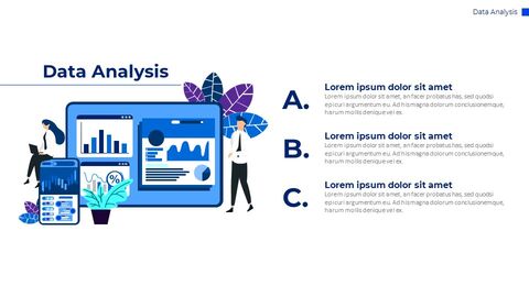 Data Analysis Simple Slides Templates