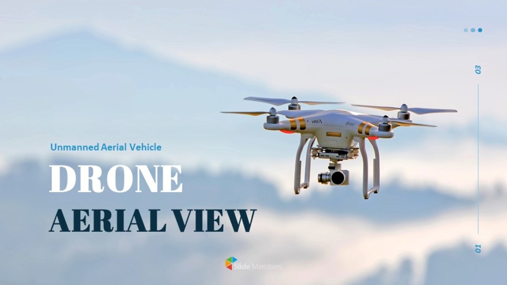 无人机鸟瞰图 谷歌幻灯片用于Mac_01