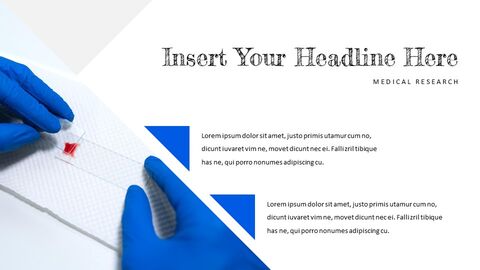 Medical Research Google Slides Template Design
