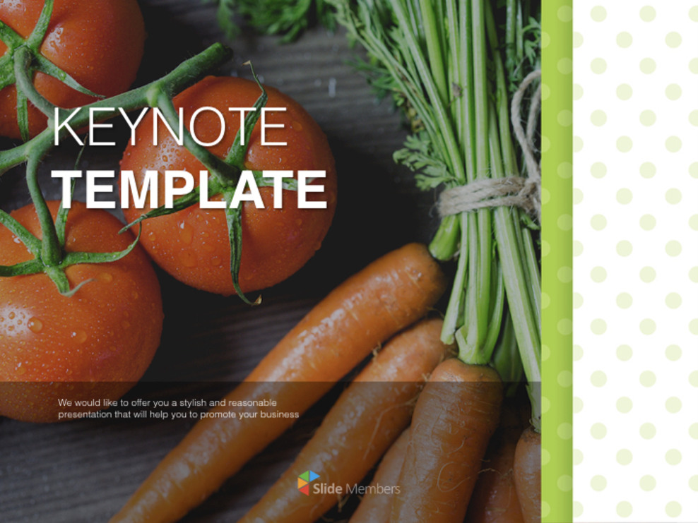 Keynote Template Free Download - Tomato and Carrot_01