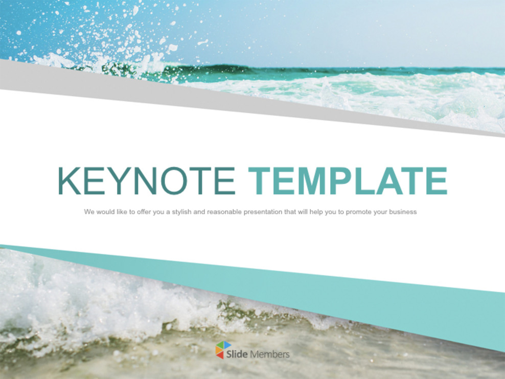 Keynote Download Free - Waves_01