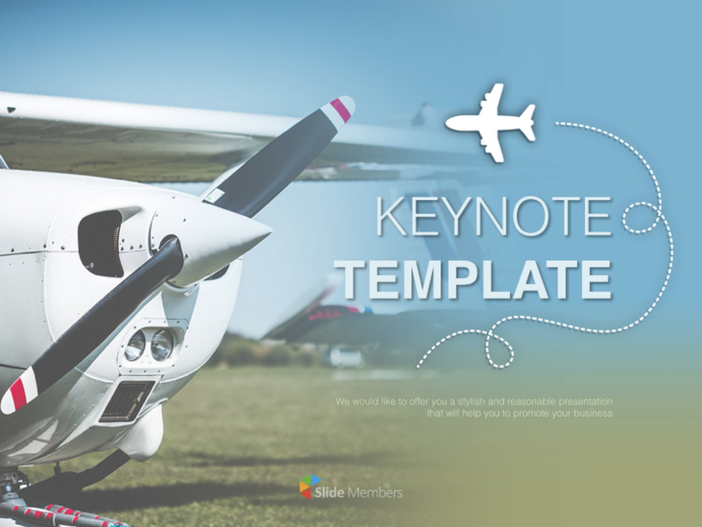 Keynote online Free - Light Aircraft_01