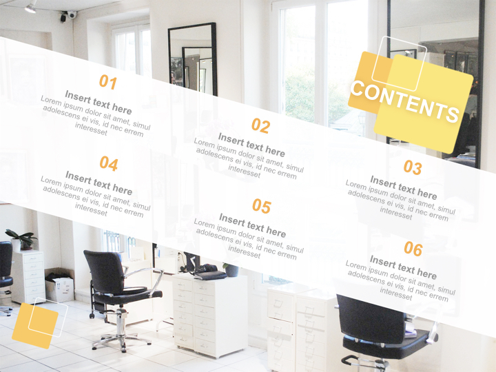 Keynote Download Free - Interior for Hair Salon_02