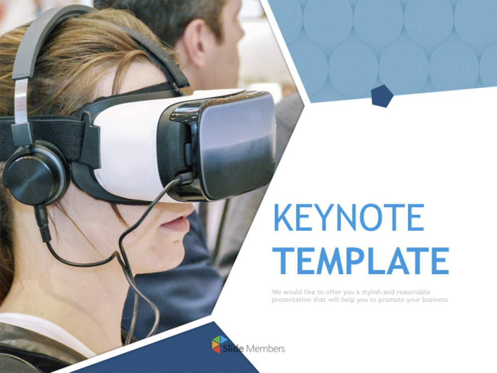 Keynote Templates Free Download - VR Virtual Reality_01