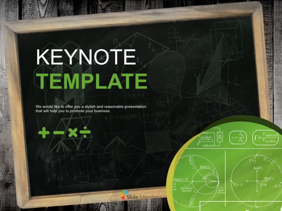 Plantillas gratuitas de Keynote - Matemáticas_01