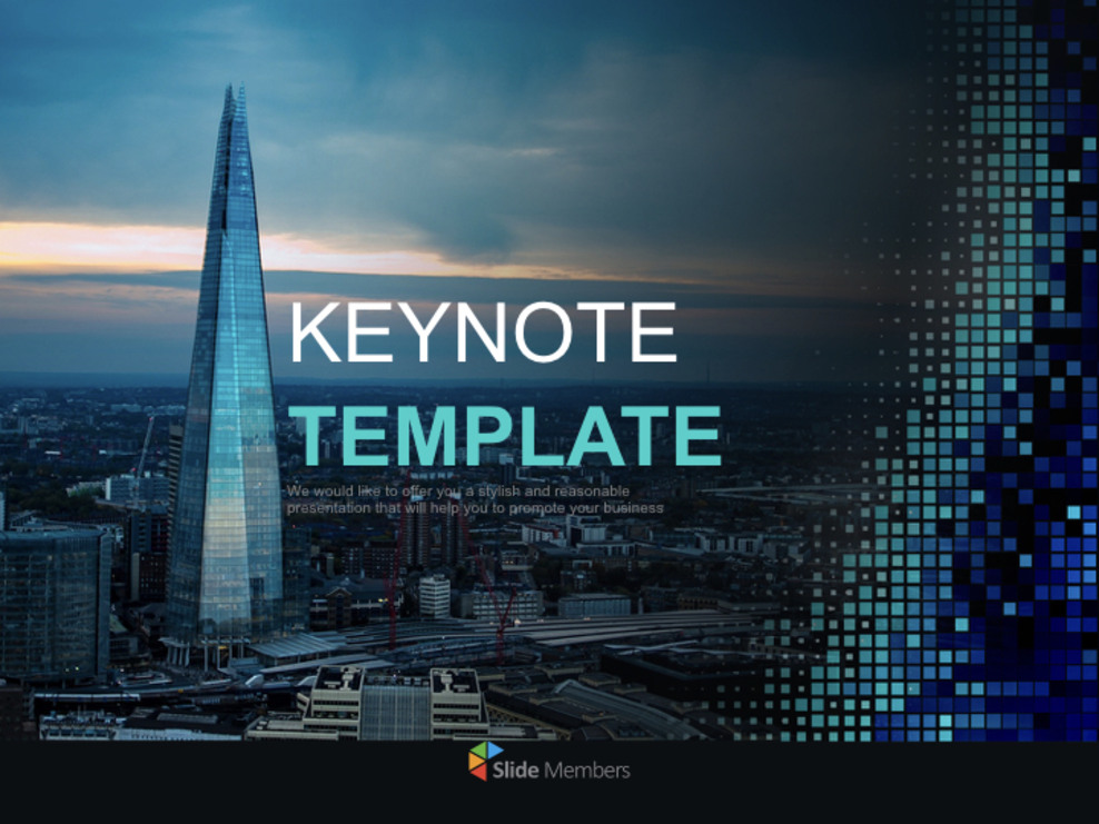 Free Professional Keynote Templates - High Skyscrapers_01