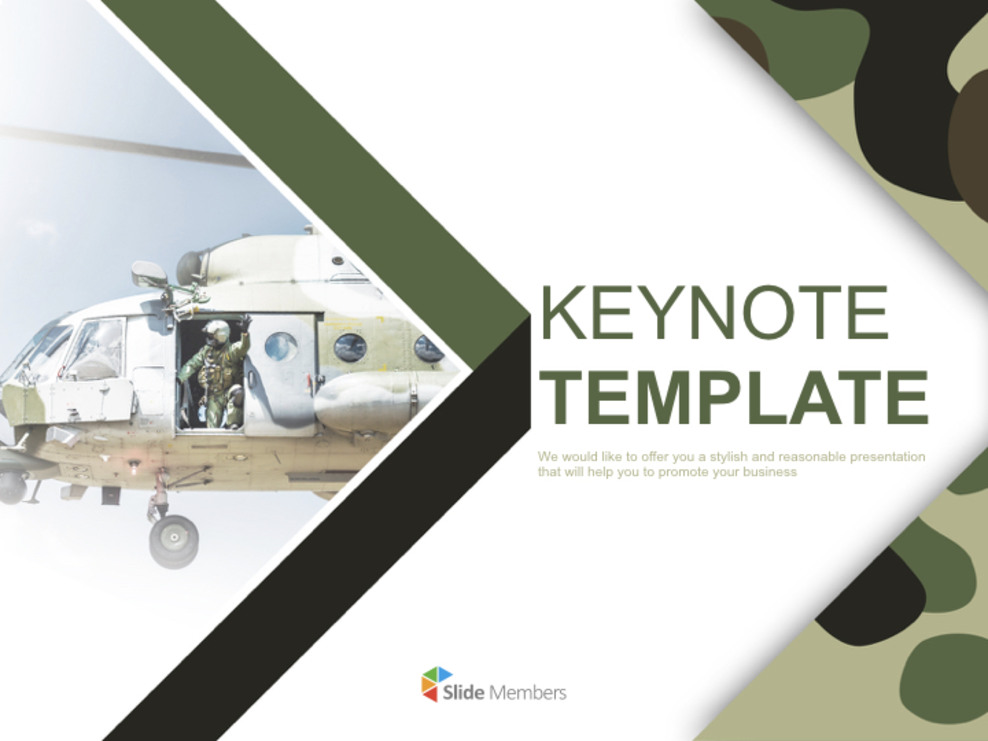 modèle PowerPoint militaire