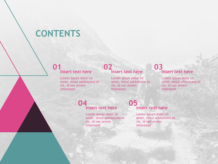 Keynote Template Free - Hiking on the Mountain_02
