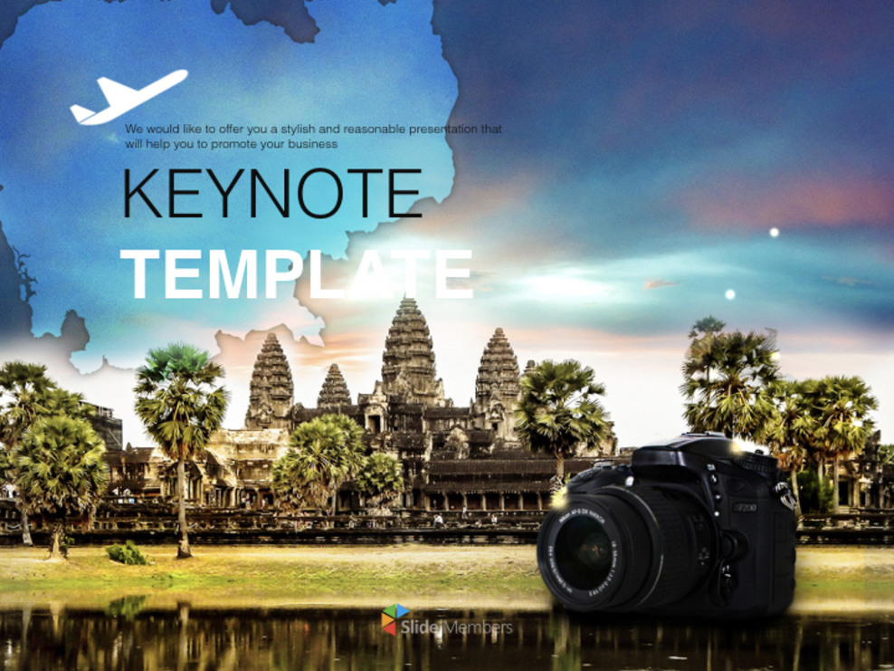 Plantilla de Keynote gratis - Sudeste de Asia y Camboya_01