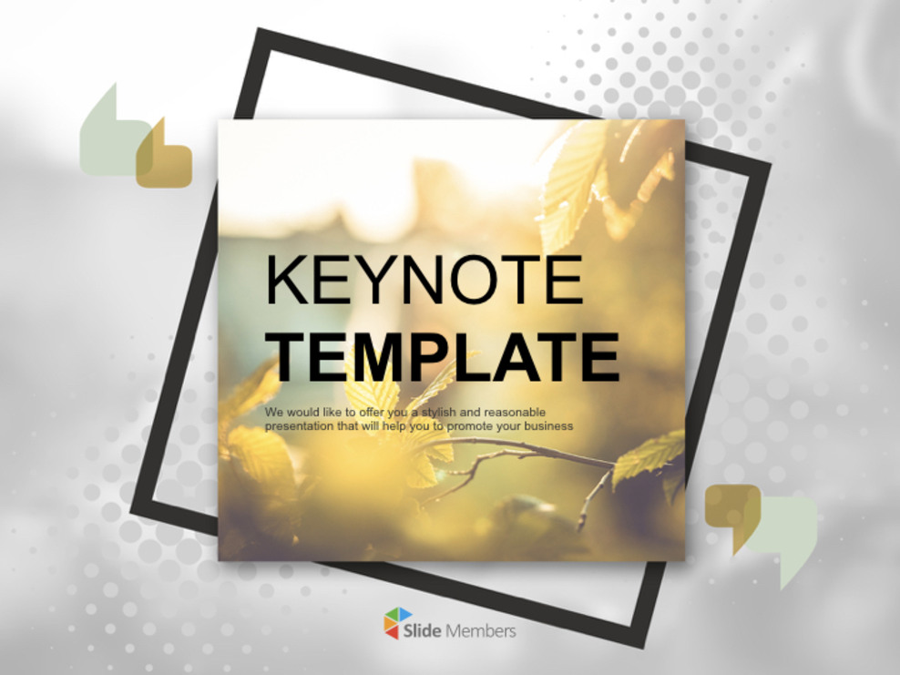 Leaves Turning Red and Yellow - Keynote Templates Free Download_01