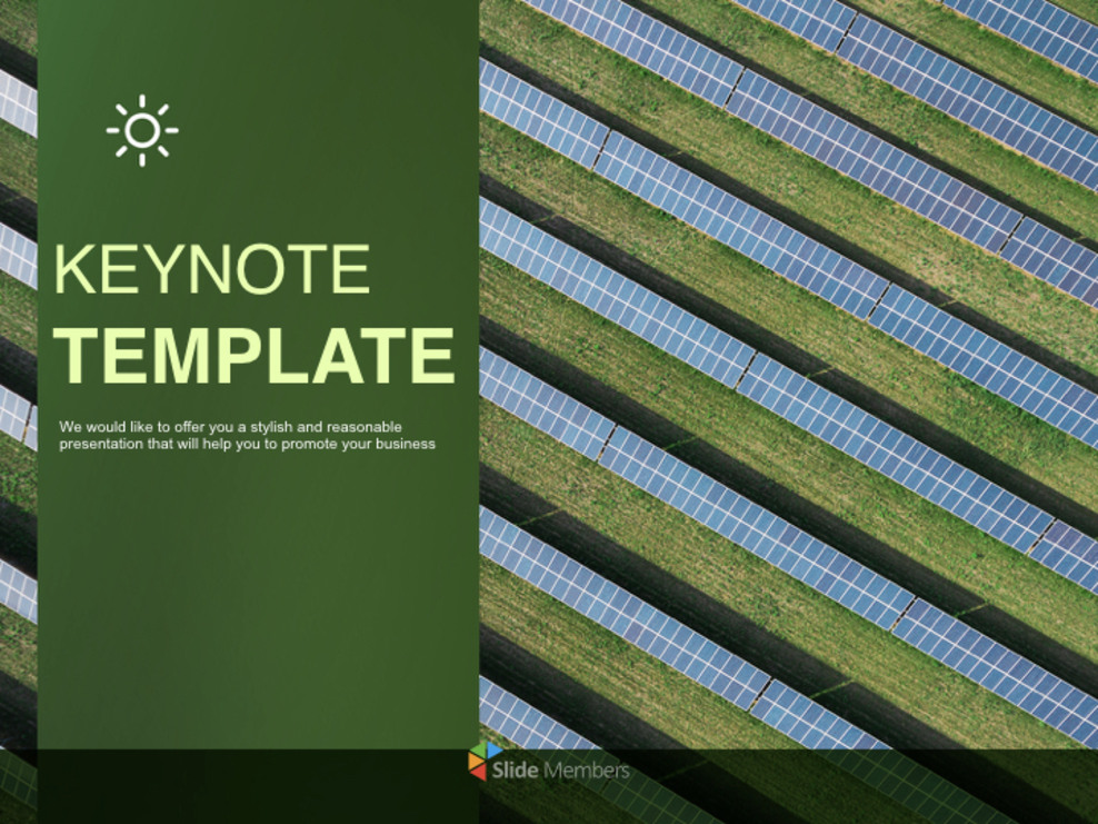 Solar Energy - Keynote Template Free Download_01