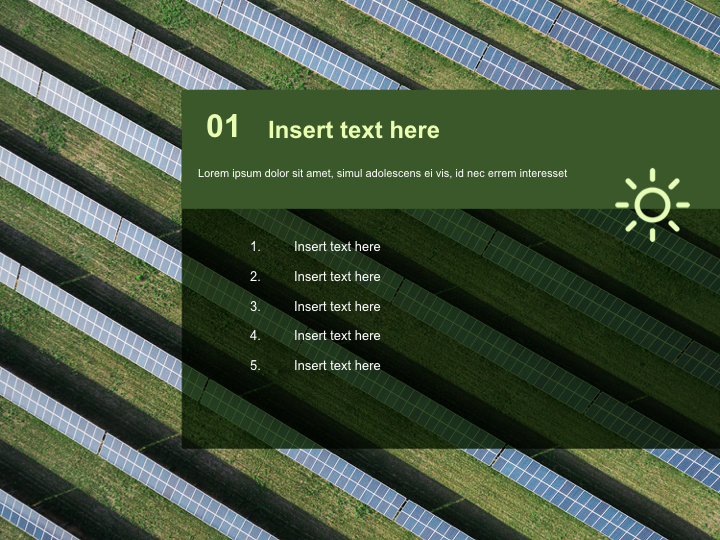 Solar Energy - Keynote Template Free Download