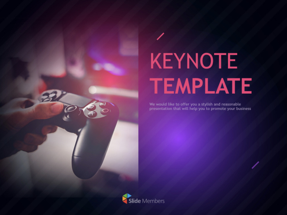 Video Games Keynote Template Free