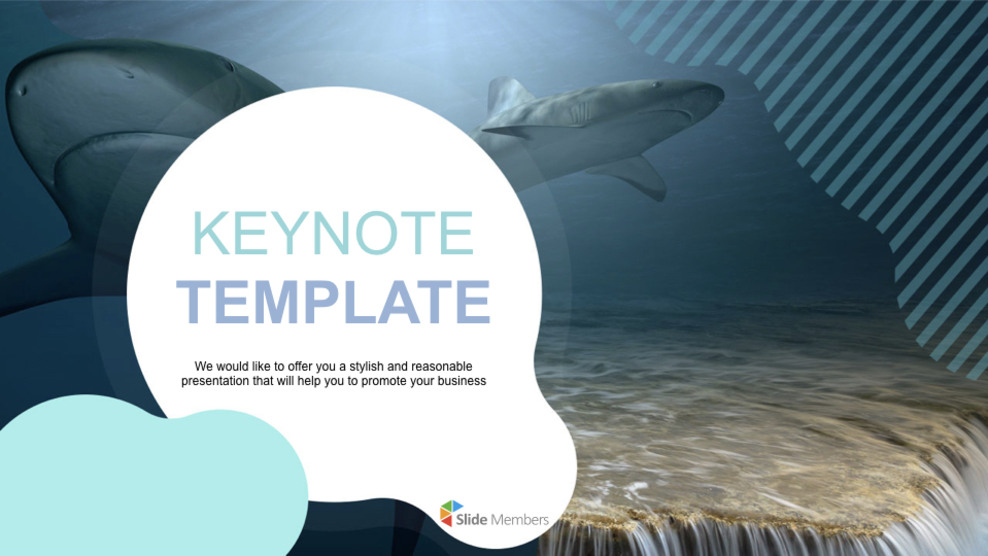 Keynote Immagini Download gratuito - Squalo del mare profondo_01