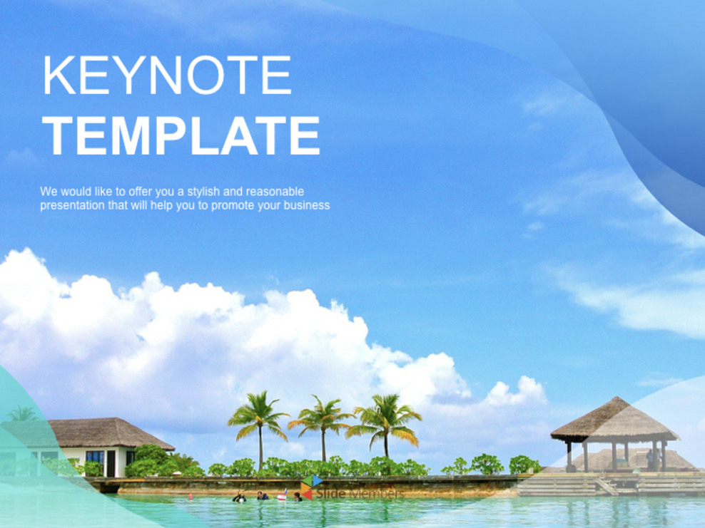 Summer Resort - Free Keynote Backgrounds_01