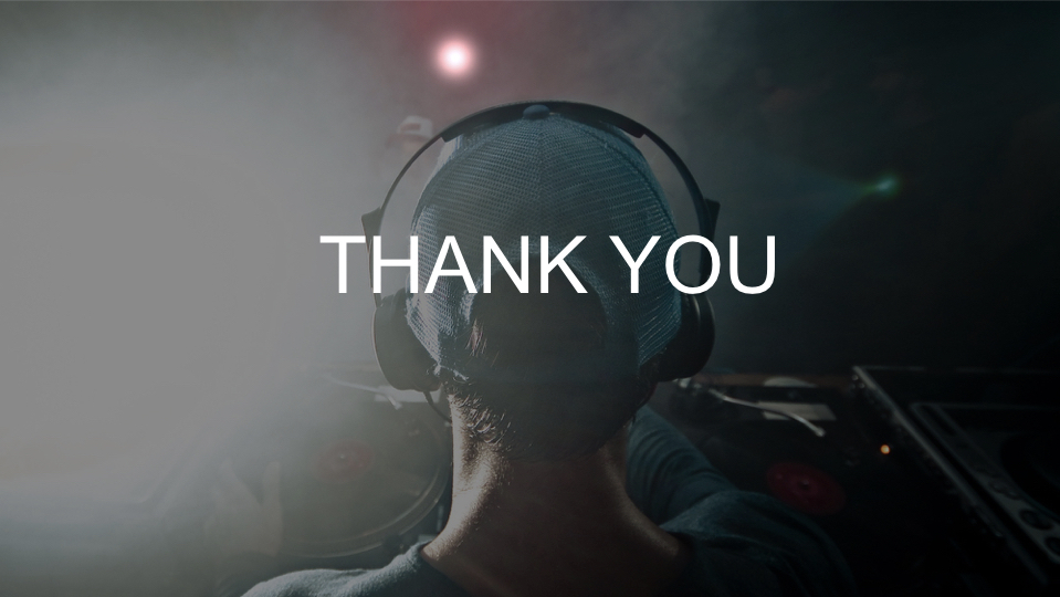 ヘッドセットミュージック 無料キーノートのテンプレート