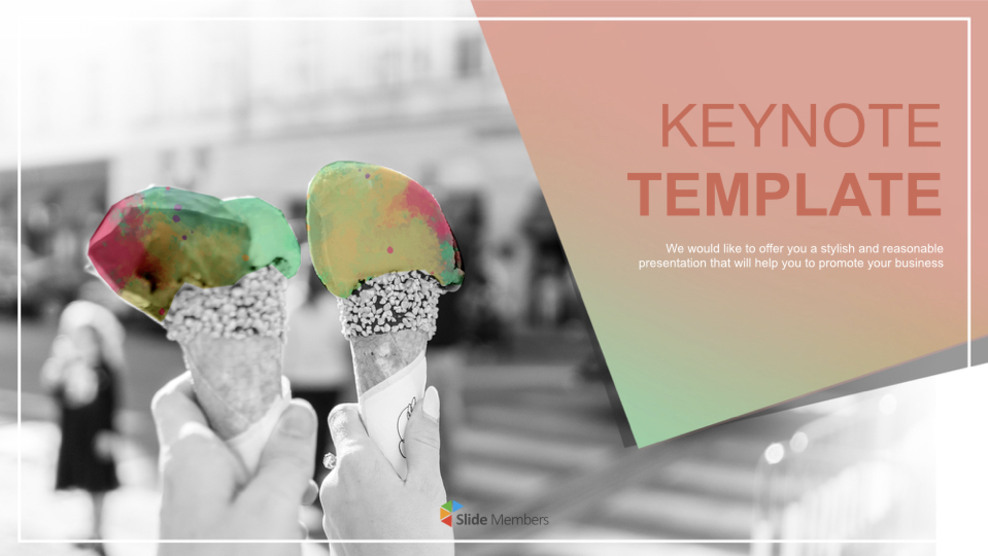 Keynote Images Free Download - Colored Ice-cream_01