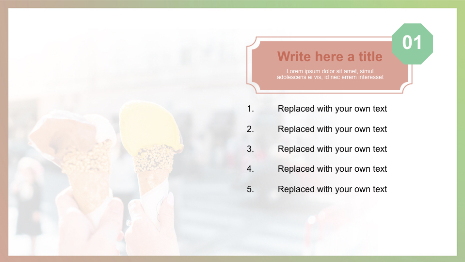 Keynote Images Free Download - Colored Ice-cream_03