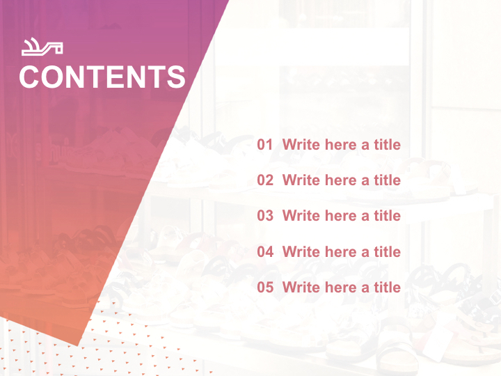 Negozio di sandali - Template keynote gratis_02