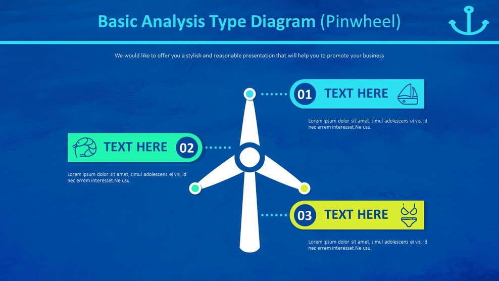Free Basic Analysis Type Diagram (Pinwheel)|Slides