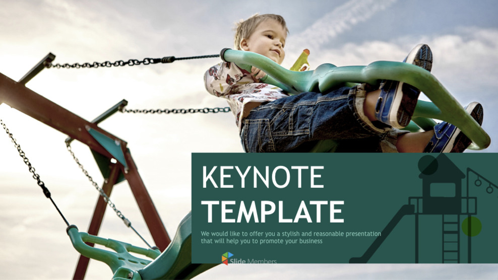 Kids and Playground - Keynote Template Free Download_01