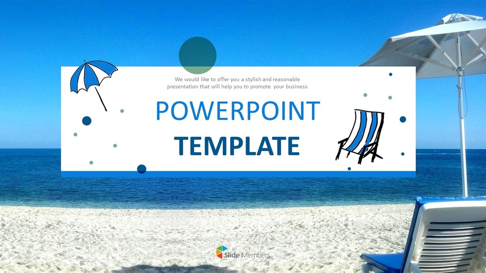 Google Slides Template Free - Relaxing Beach_01