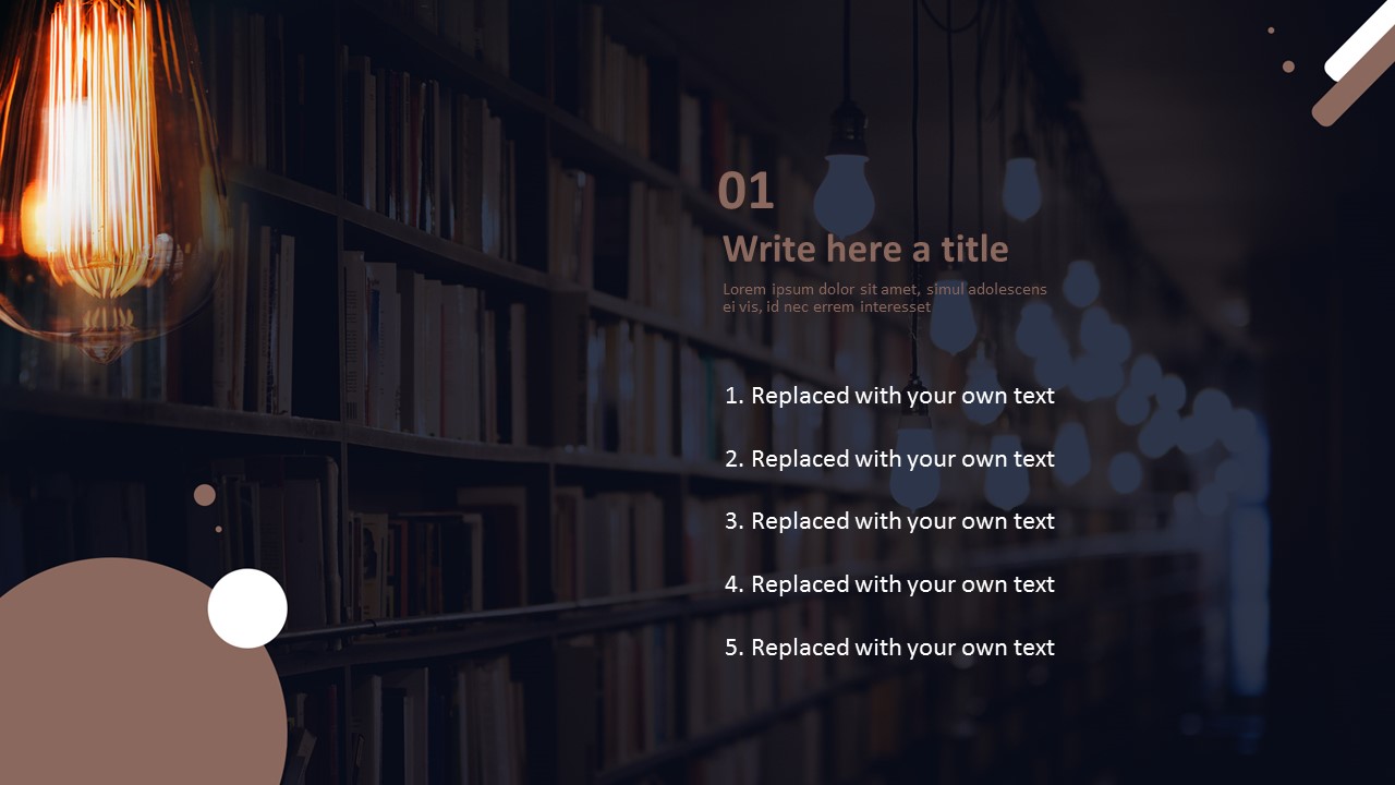 Library Free Business Google Slides Templates