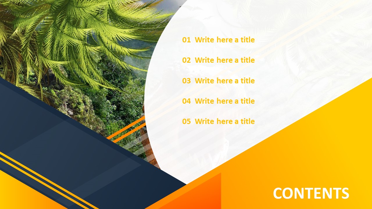 Google Slides Free Rainforest