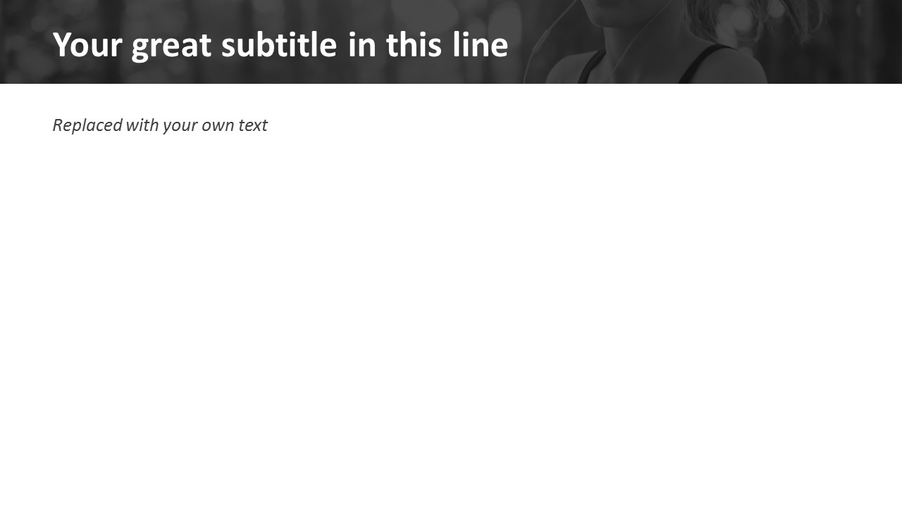 Google Slides Template Free Download Morning Jogging