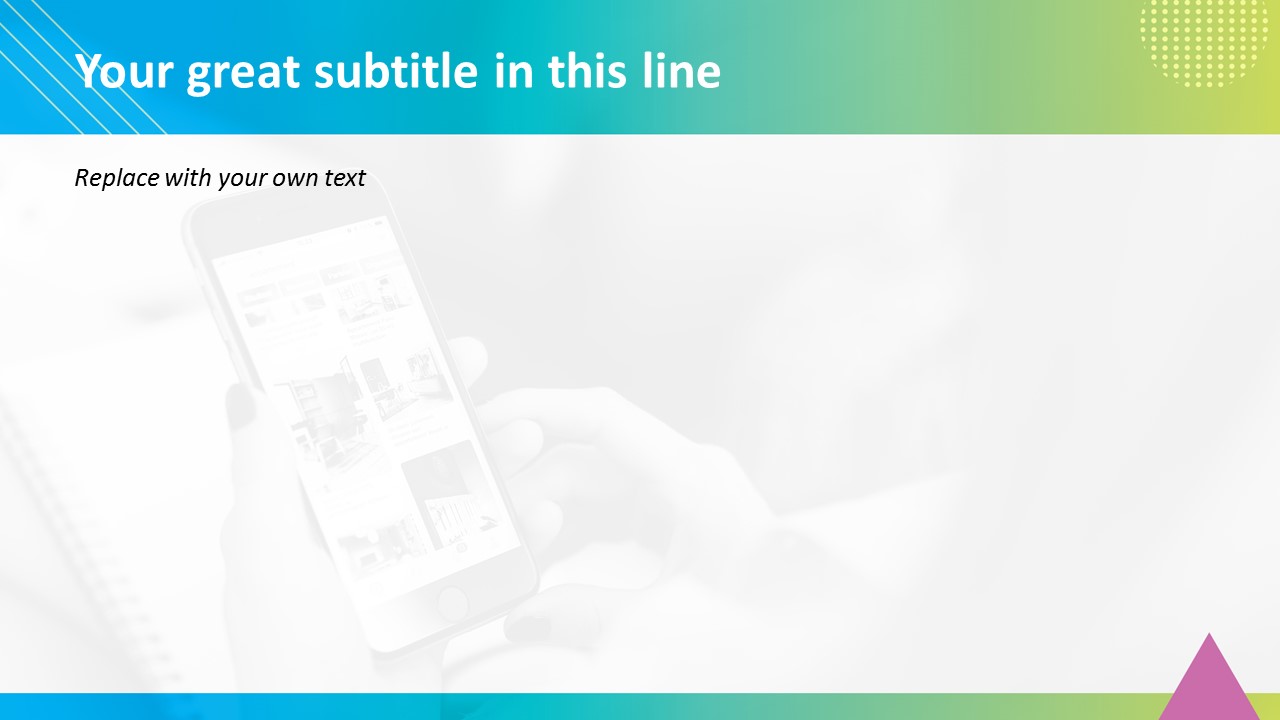 Smartphone Usage - Google Slides Template Free