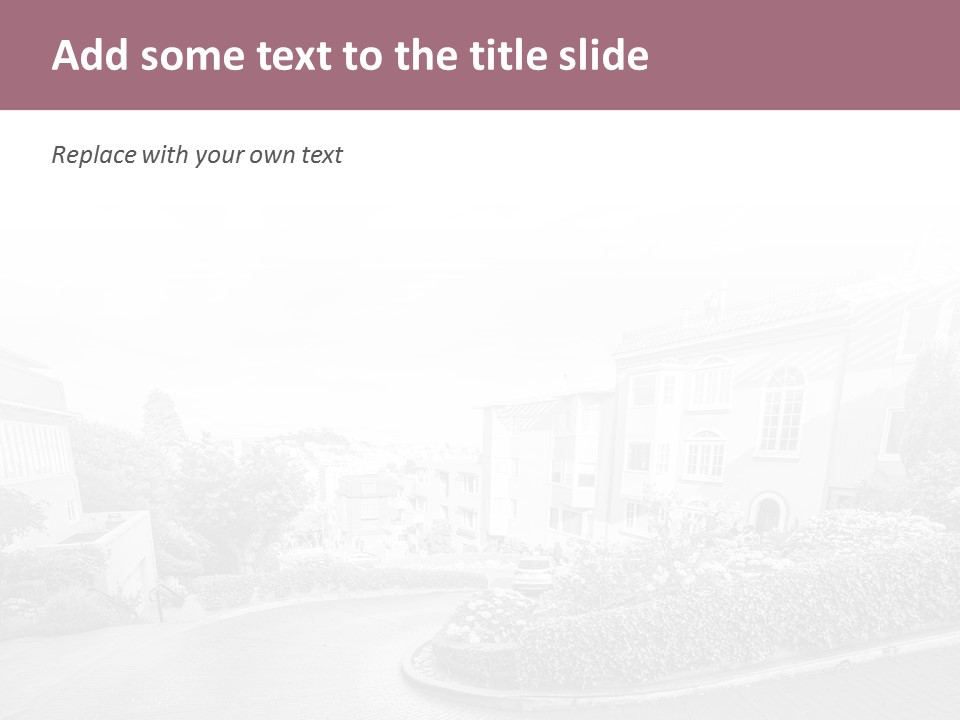 San Francisco Residential Area Google Slides Images Free Download