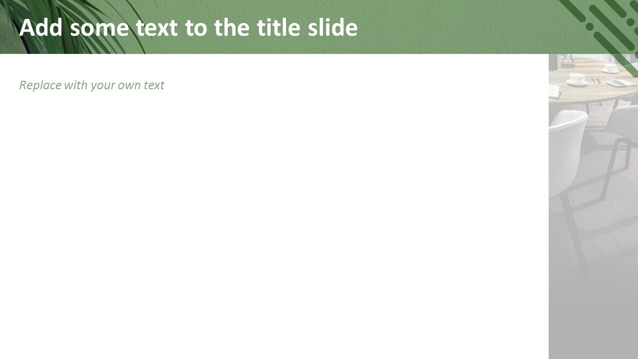 Free Google Slides Simple Meeting Room