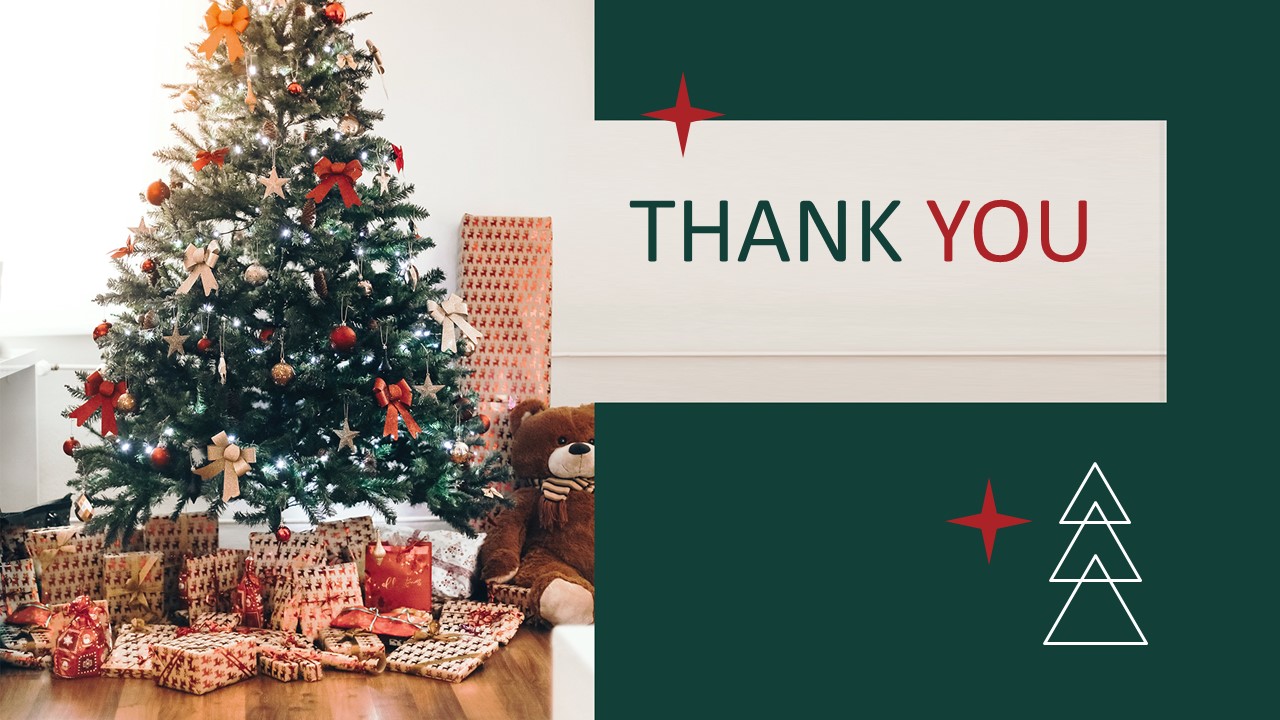 無料のgoogleスライドテンプレート クリスマスツリー