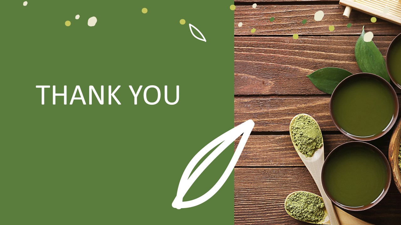 Organic Green Tea Google Slides online Free