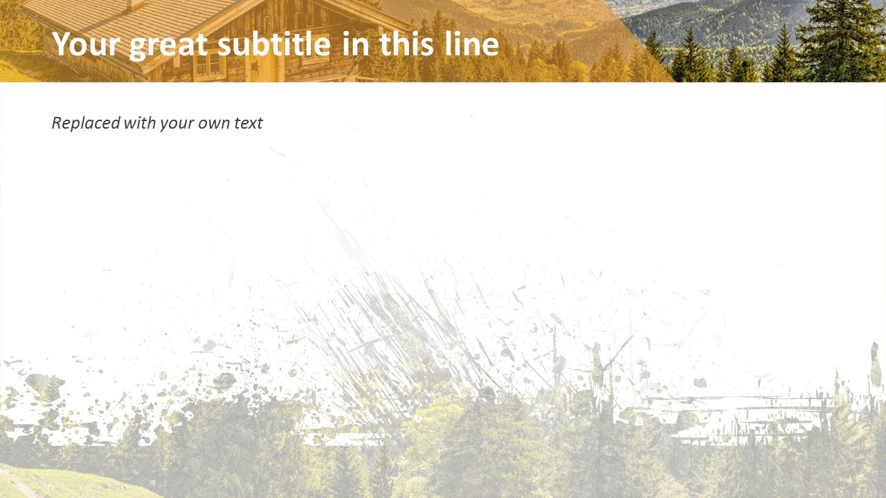 Free Business Google Slides Templates Log Cabin