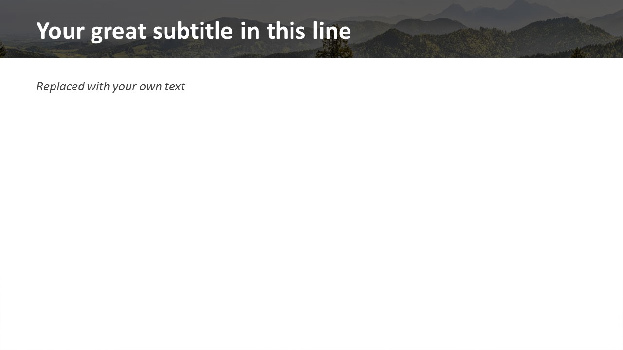 Free Business Google Slides Templates Log Cabin