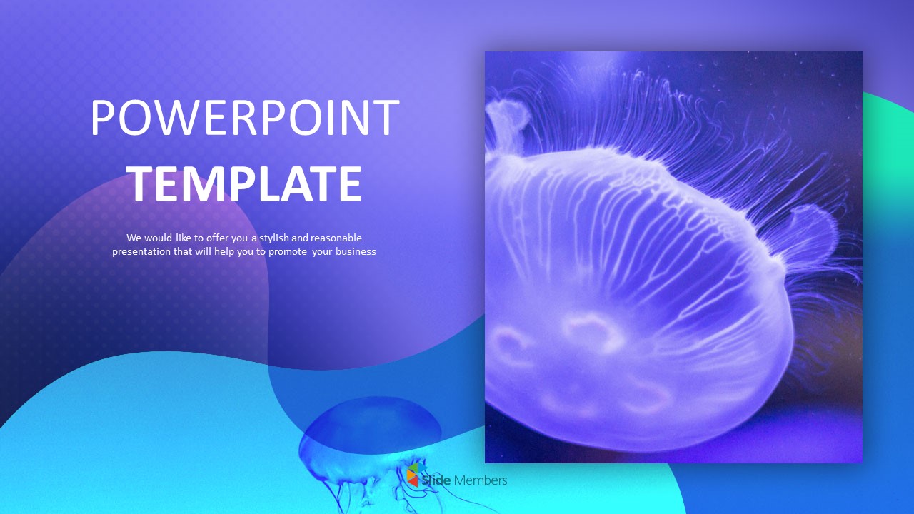 Free Professional Google Slides Templates Deepsea Jellyfish