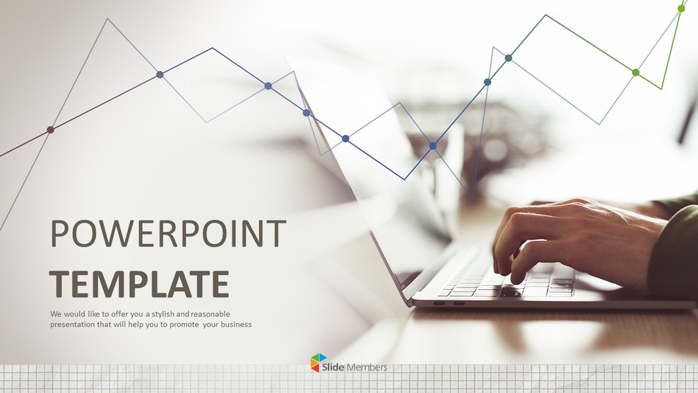 Laptop Typing - Free Presentation Template_01