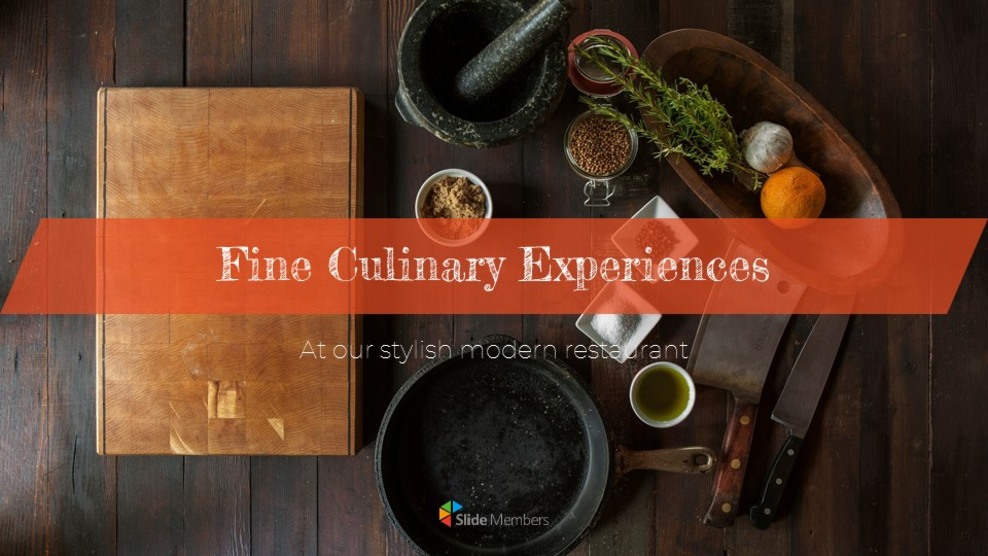 精美的烹饪经验 谷歌PowerPoint演示文稿_01